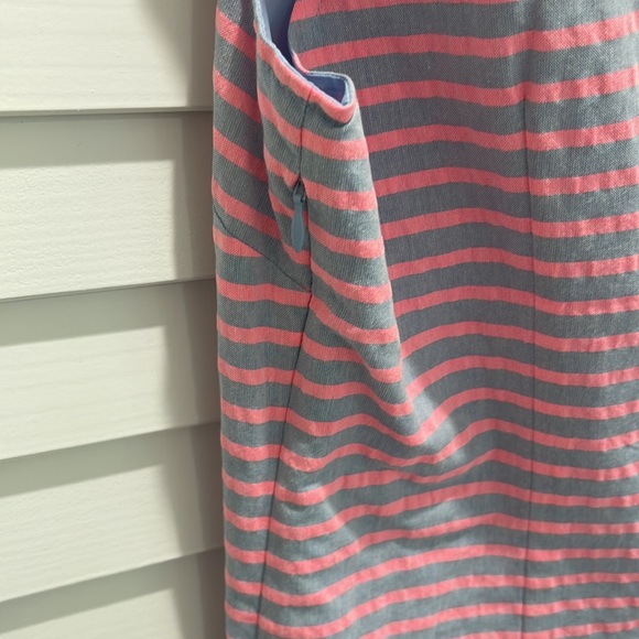 Sail to Sable Ruffle Neck Blouse M pink and blue - Picture 3 of 4